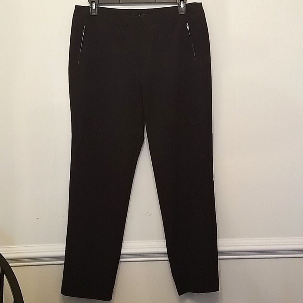 Zac & Rachel Slip-on Dress Slacks, Size 16 Black